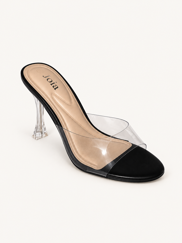 Mules transparente Amélia