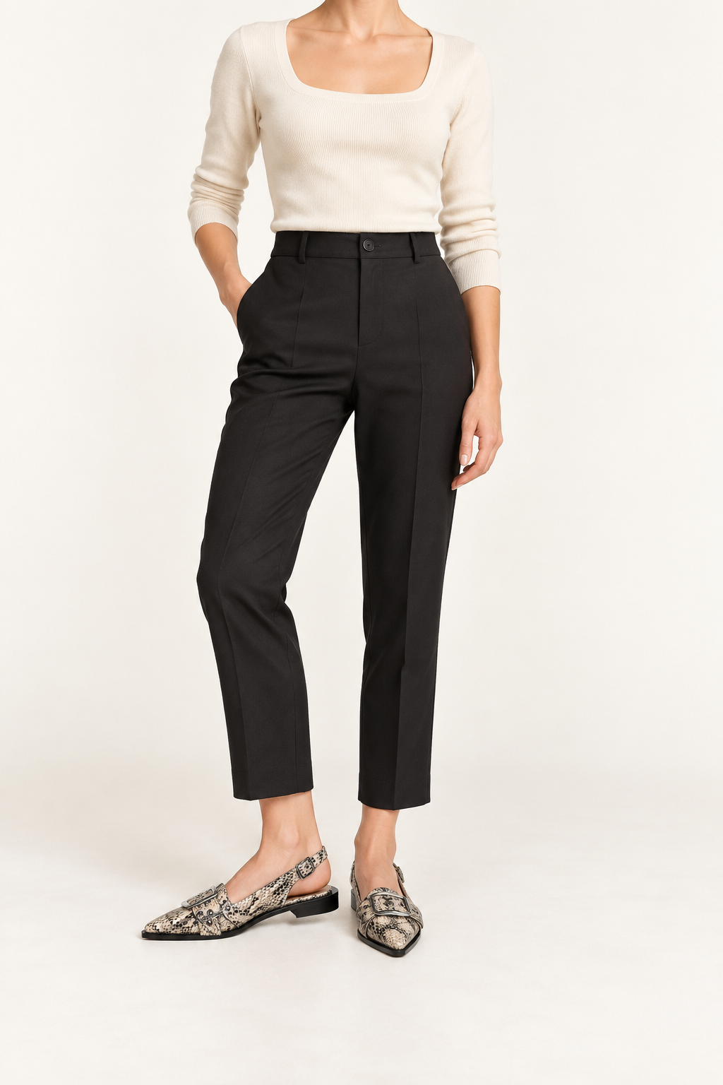 Ballerines à boucle Soraya — inspiration de tenue harmonisée