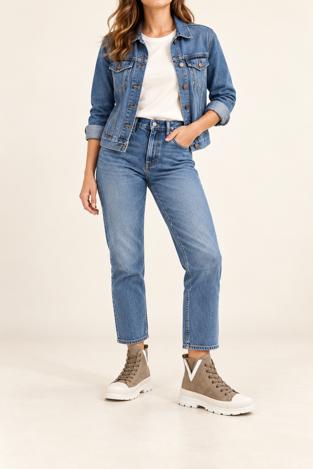 Baskets montantes Billie — inspiration de tenue harmonisée