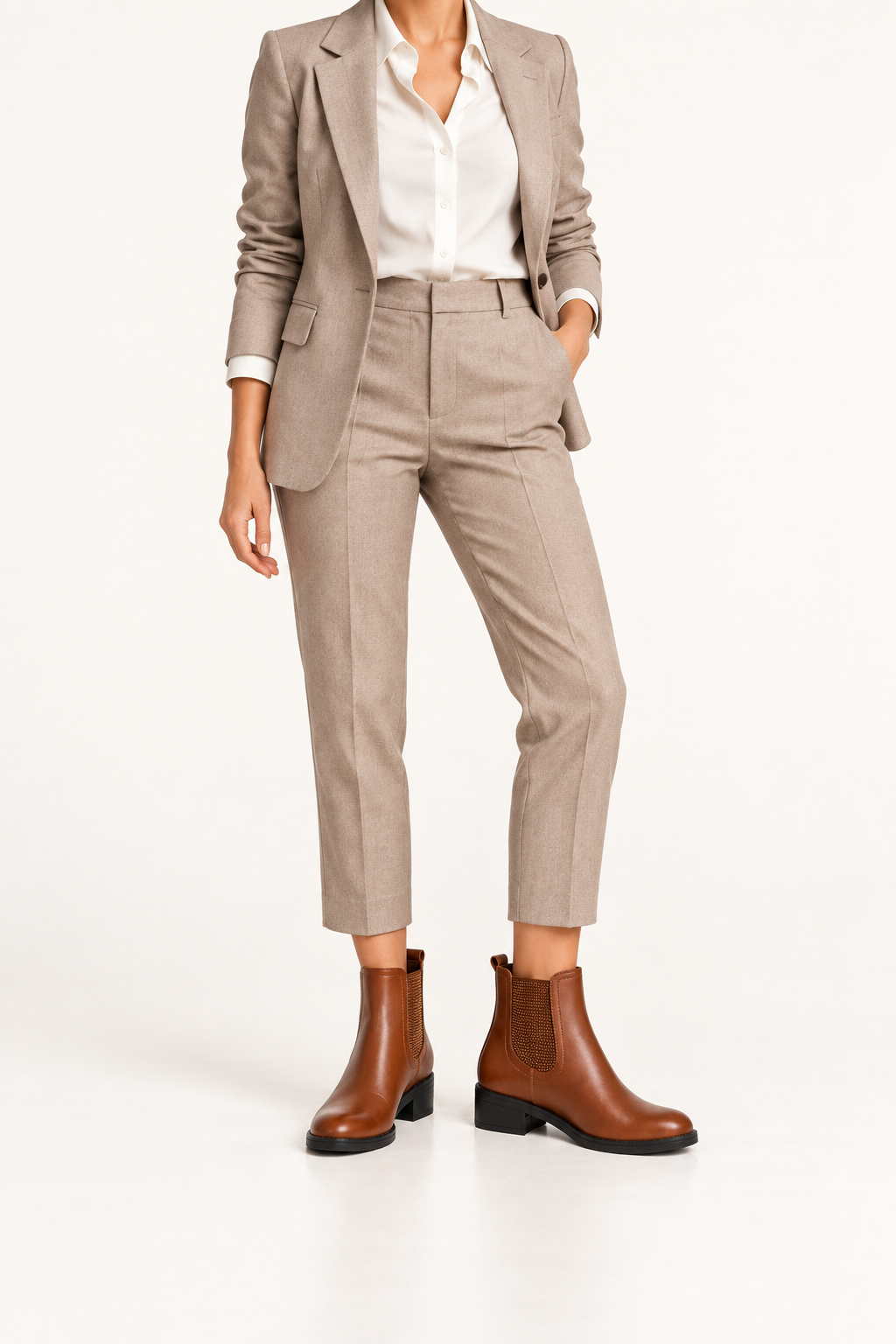 Bottines Chelsea Solène — inspiration de tenue harmonisée