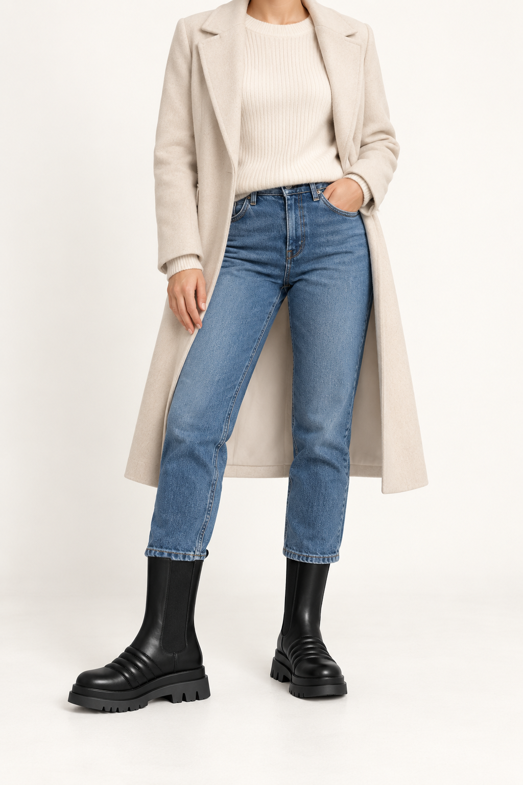 Bottines matelassées Nell — inspiration de tenue harmonisée
