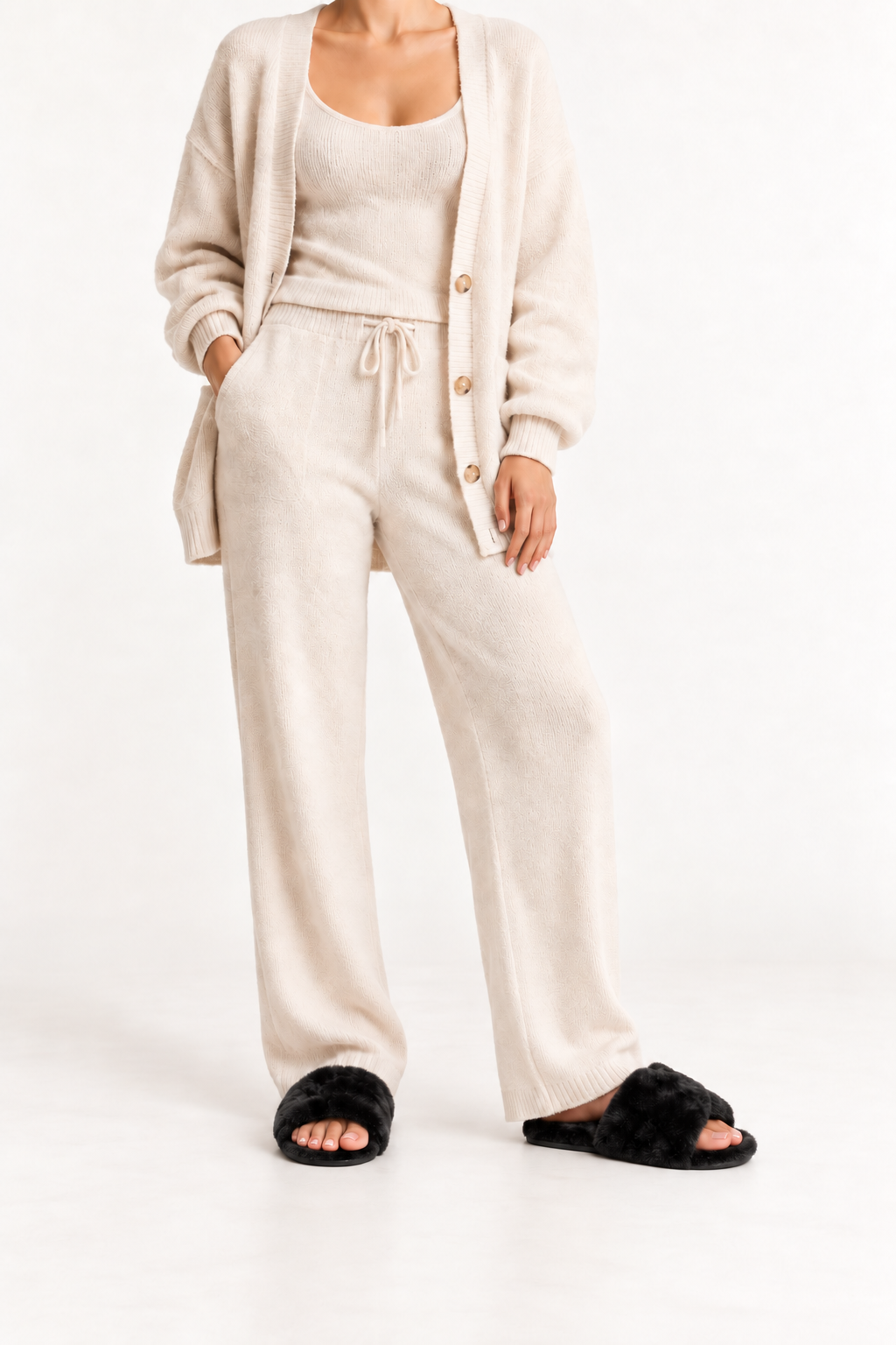 Mules fourrées Norah — inspiration de tenue harmonisée