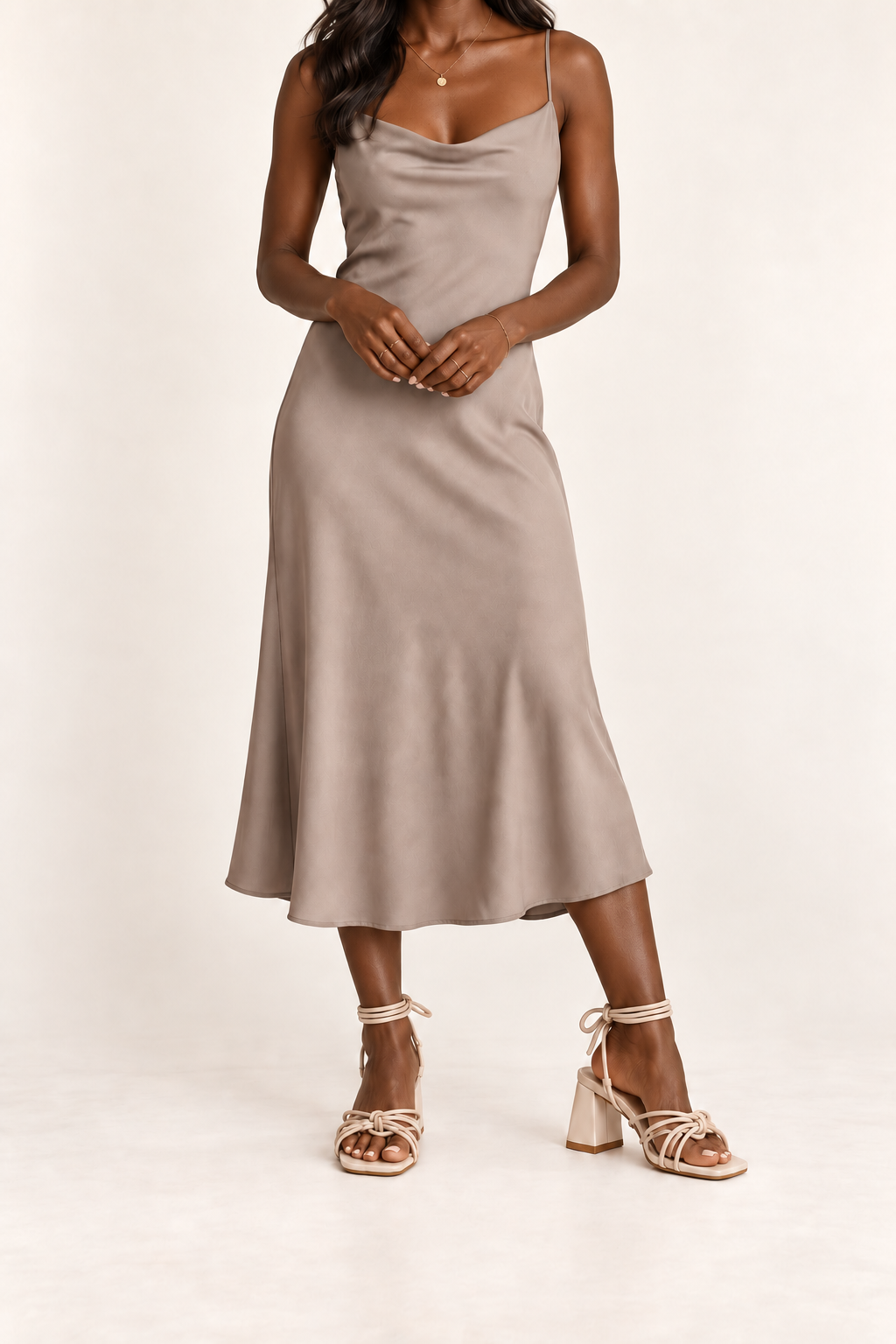 Sandales à talon Léonie — inspiration de tenue harmonisée