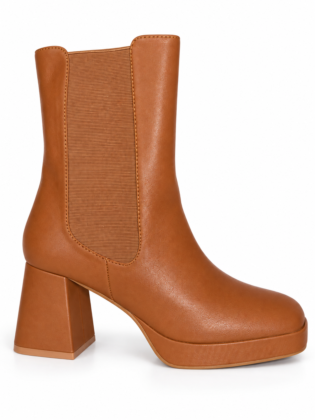 Bottines Chelsea Faustine — Camel, vue produit