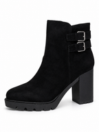 Bottines à doubles boucles Mathilde — Noir, vue produit