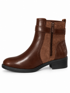 Bottines effet croco Noa — Marron, vue complémentaire