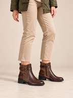 Bottines effet croco Noa — Marron, vue complémentaire