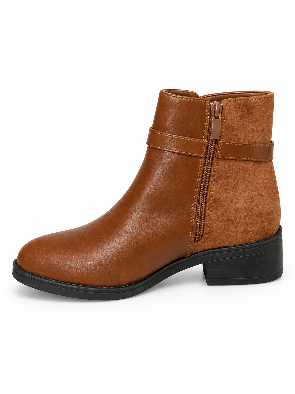 Bottines à boucle Ninon — Camel, vue complémentaire