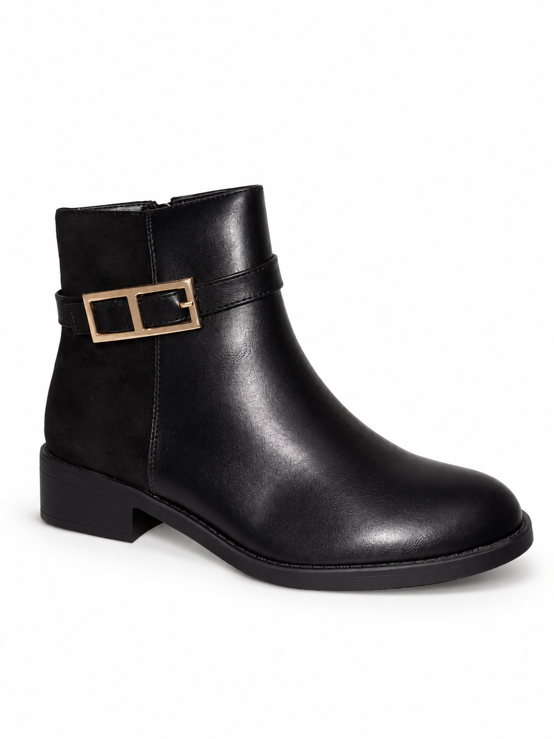 Bottines à boucle Ninon — Noir, vue produit