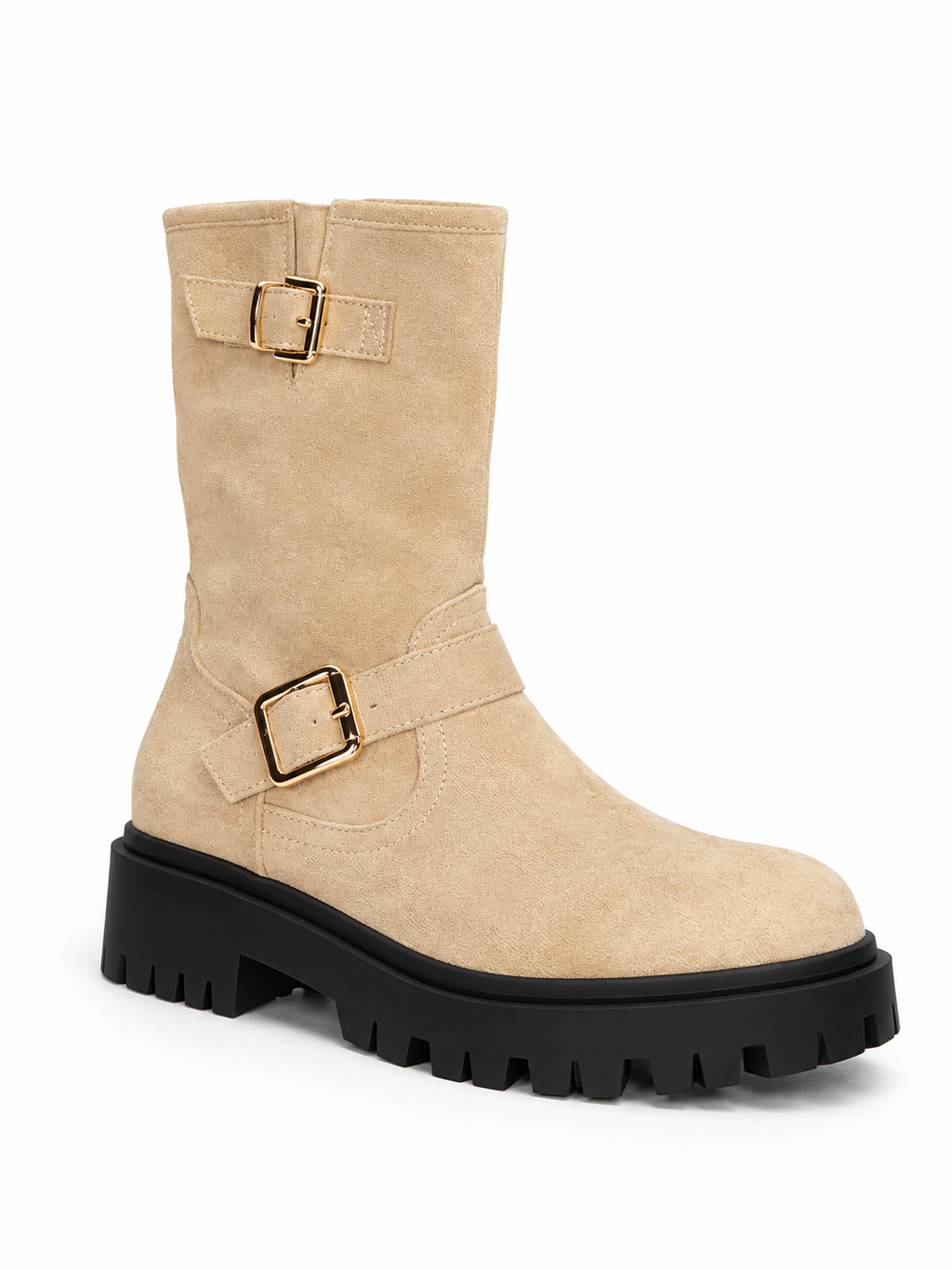 Bottines à deux boucles Juliana — Beige, vue produit