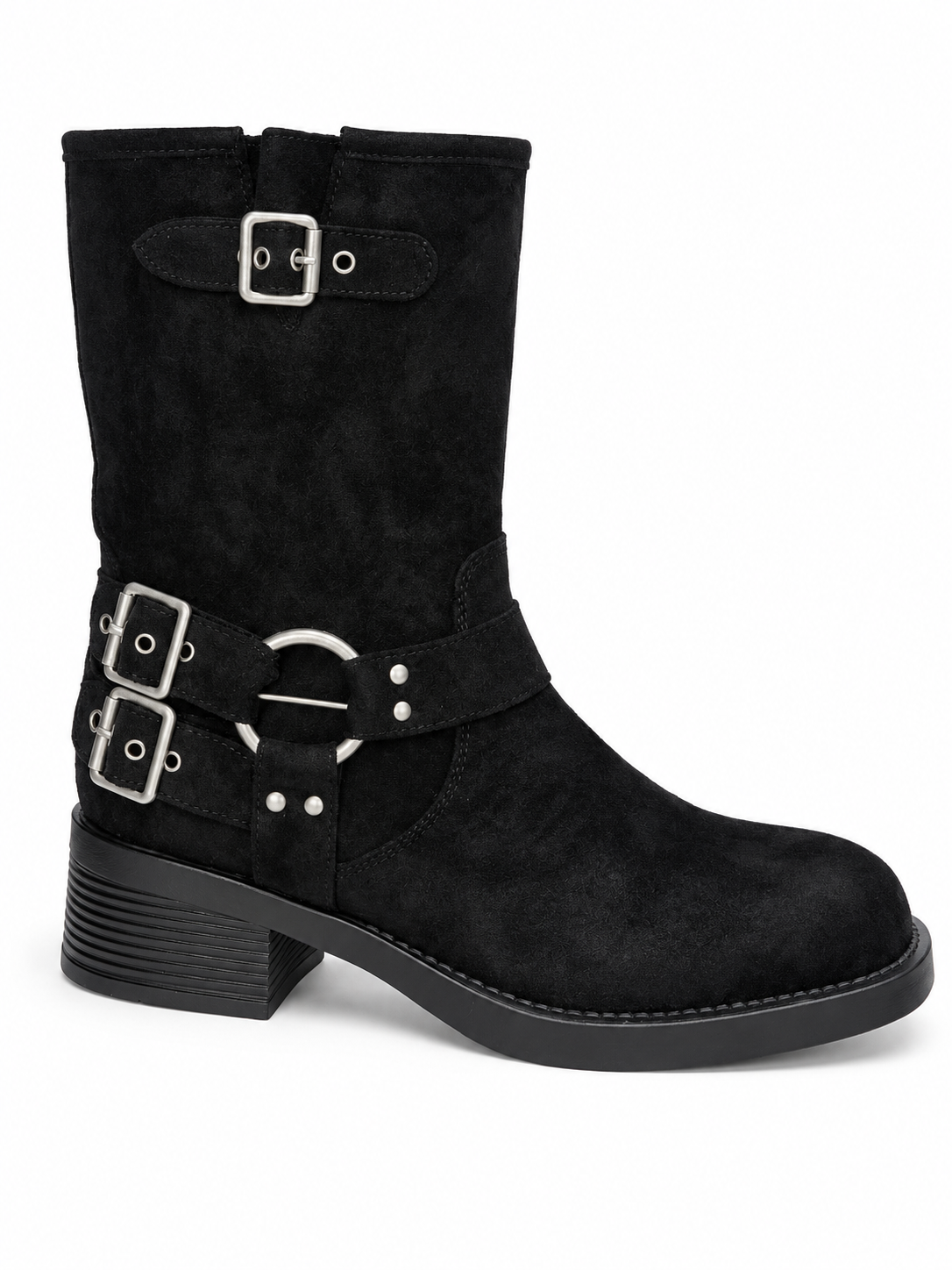 Bottes motardes Olympe — Noir, vue produit