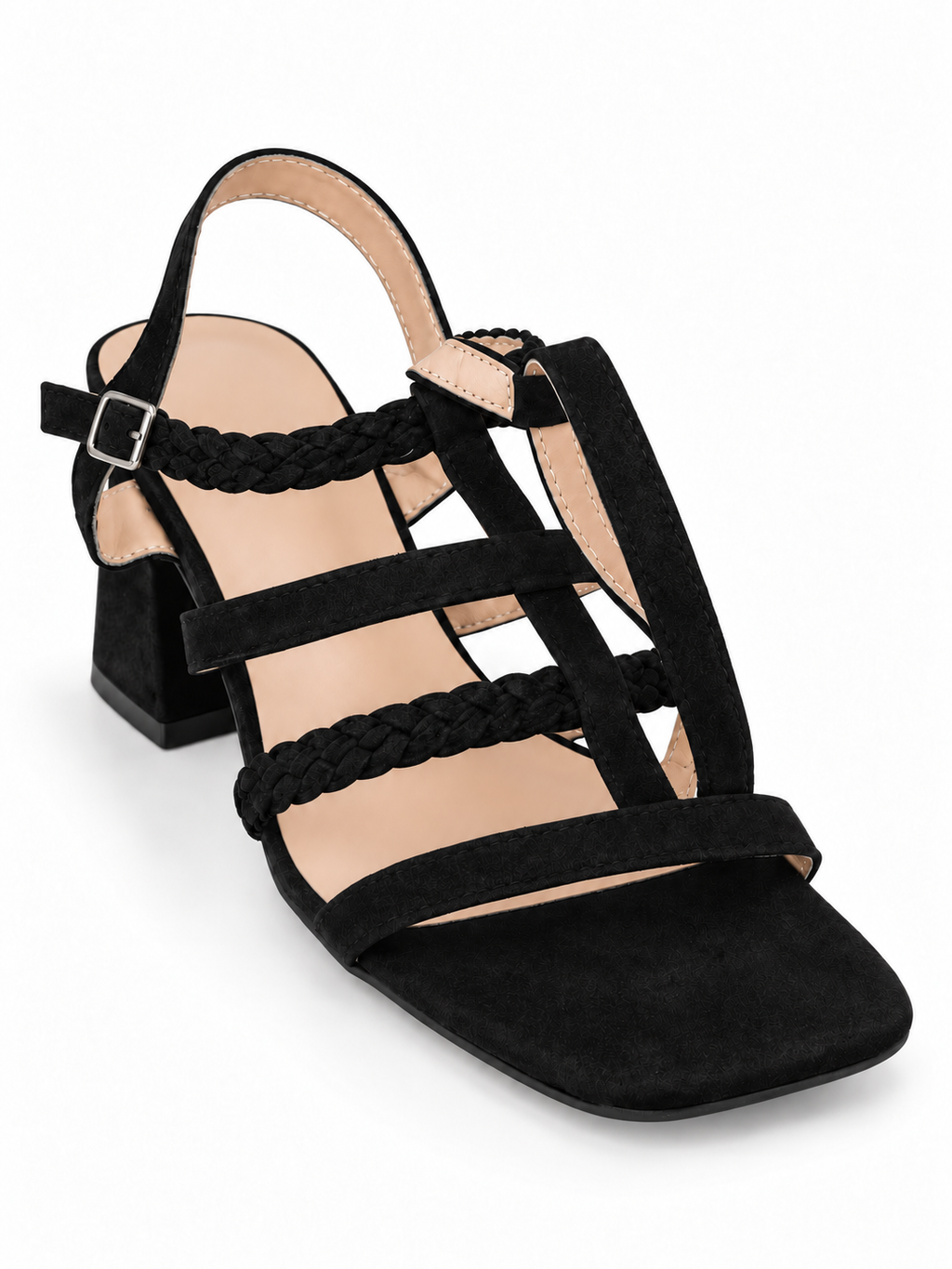 Sandales à brides Noir, vue produit
