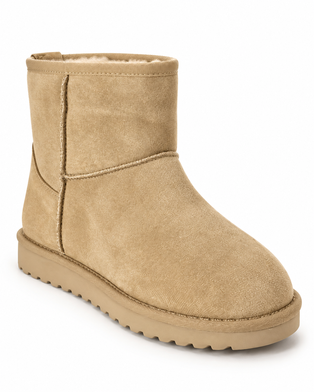 Bottines fourrées Beige, vue produit