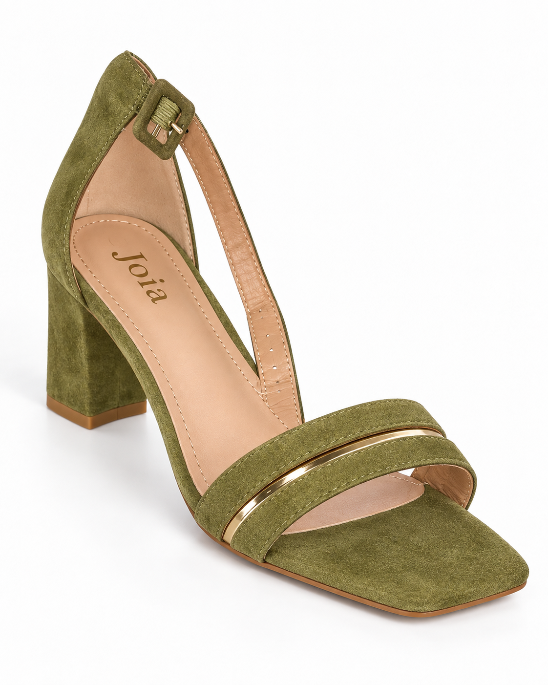 Sandales à talon Vert, vue produit