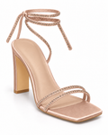 Sandales à talon Beige, vue produit