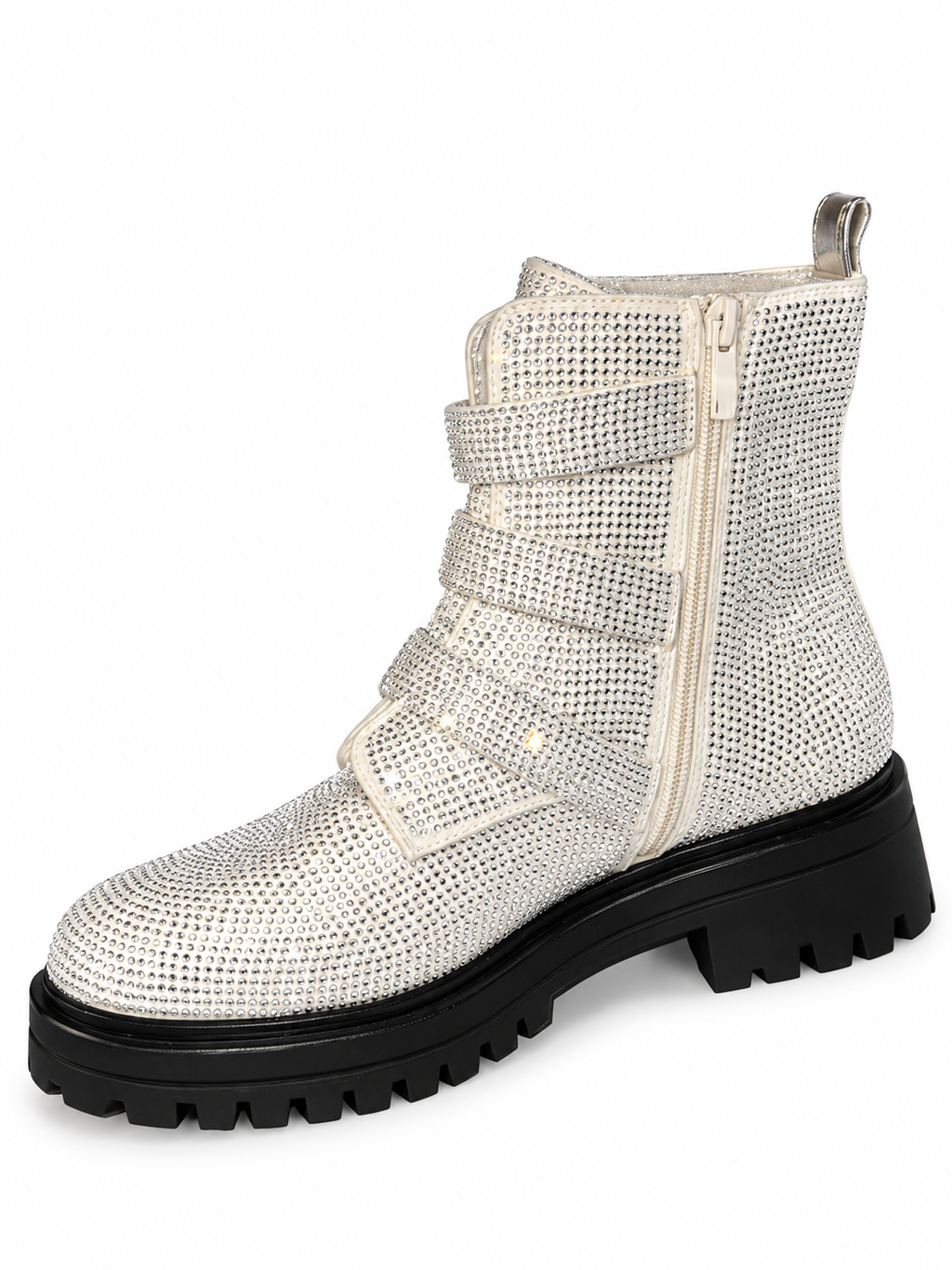 Bottines à boucles Safia — Argenté, vue complémentaire