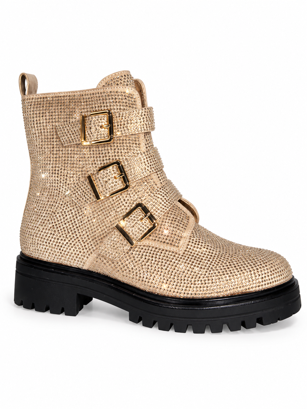 Bottines à boucles Safia — Or, vue produit