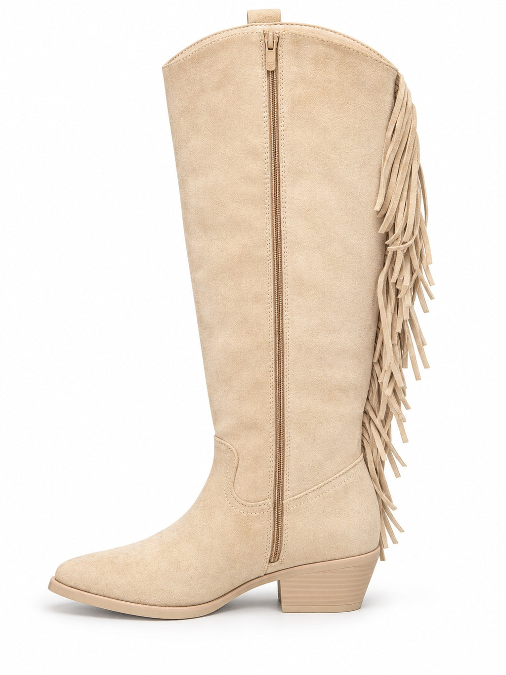 Vaynis — Bottes à franges Arizona Beige, vue produit