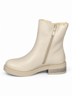Vaynis — Bottines à zips Blandine Beige, vue produit