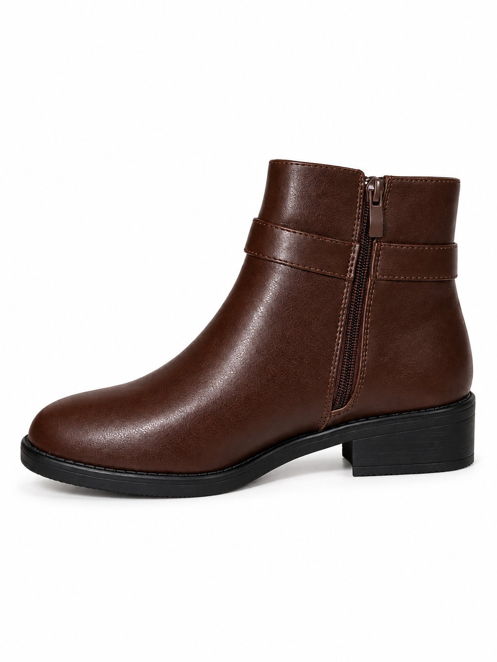 Vaynis — Bottines à mors Constance Marron, vue produit