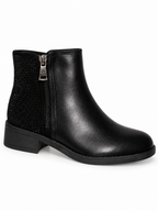 Vaynis — Bottines zippées Daphné Noir, vue produit