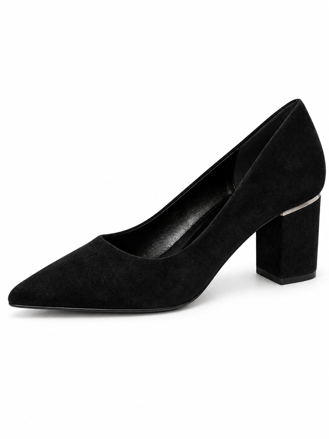 Vaynis — Escarpins à détail doré Héloïse Noir, vue produit