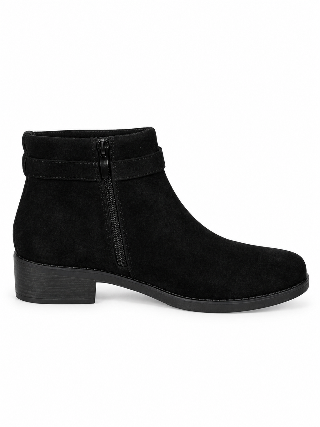 Vaynis — Bottines à boucle Bertille Noir, vue produit