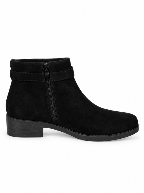 Vaynis — Bottines à boucle Bertille Noir, vue produit