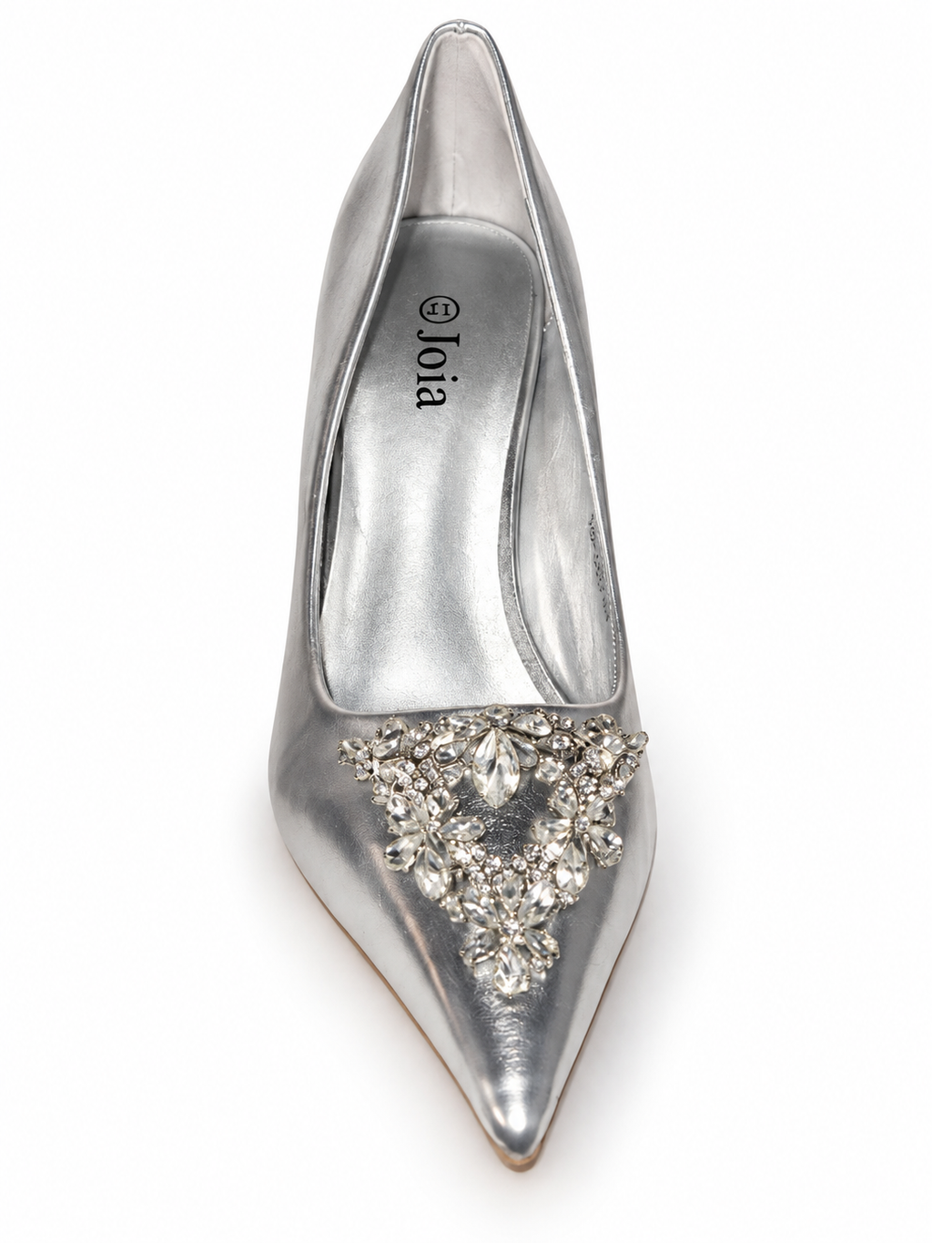 Vaynis — Escarpins à bijou Flora Argenté, vue produit