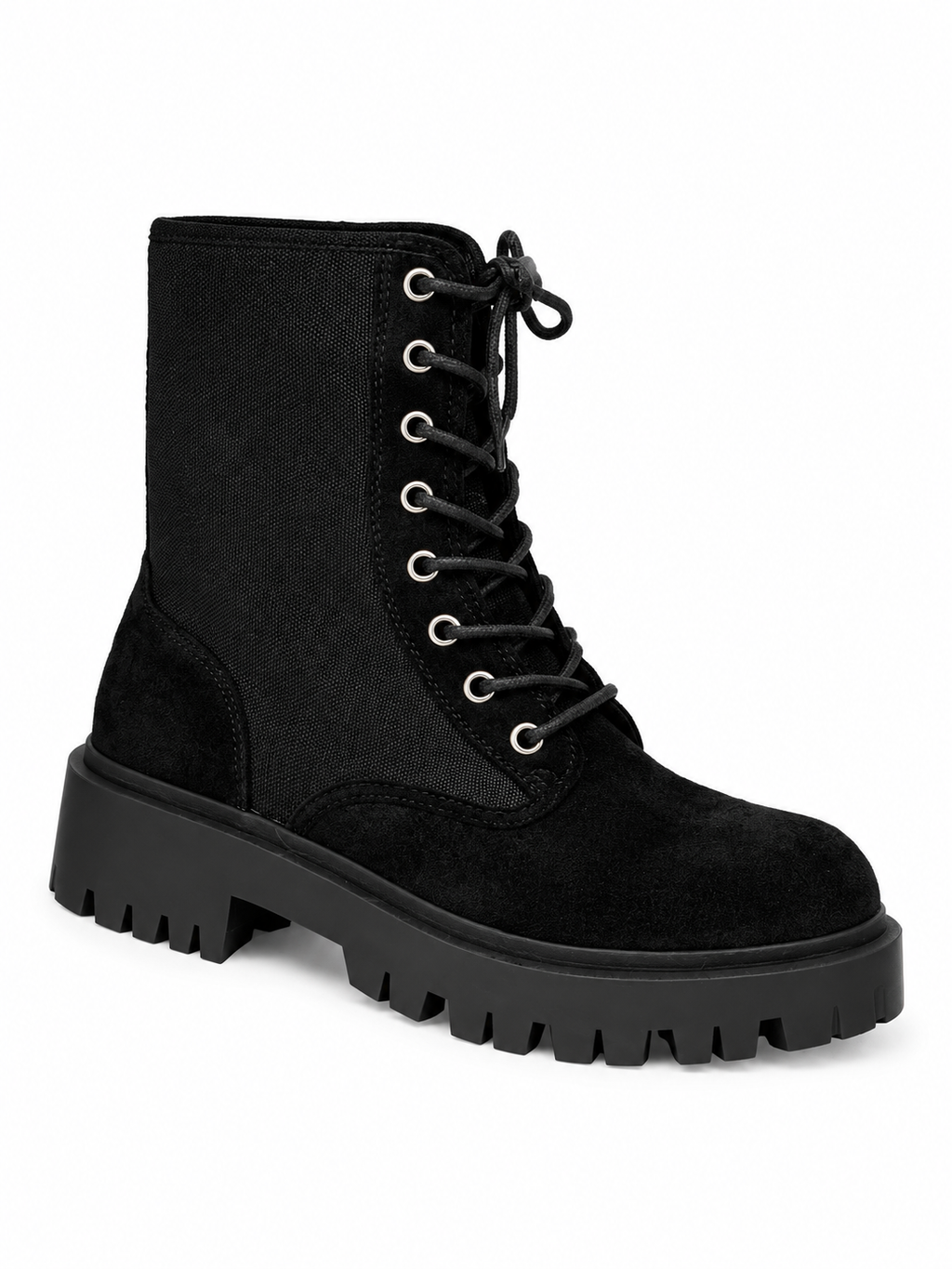 Vaynis — Bottines à lacets Hortense Noir, vue produit