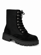 Vaynis — Bottines à lacets Hortense Noir, vue produit