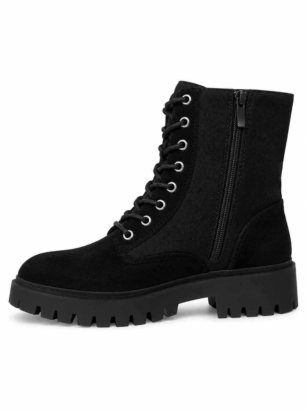 Vaynis — Bottines à lacets Hortense Noir, vue produit