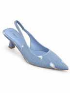 Vaynis — Escarpins vernis Bleuette Bleu, vue produit