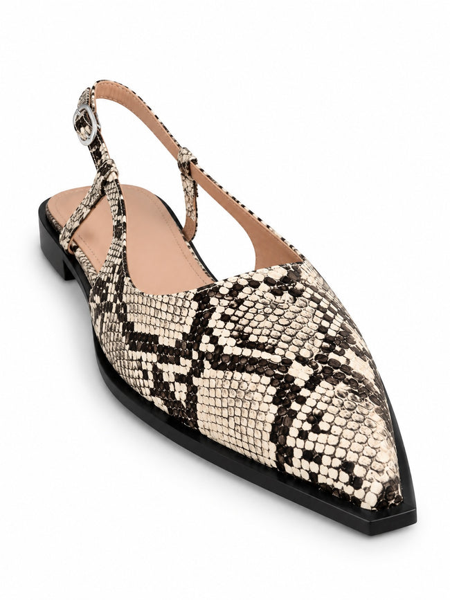 Vaynis — Ballerines imprimé serpent Naïla Serpent, vue produit