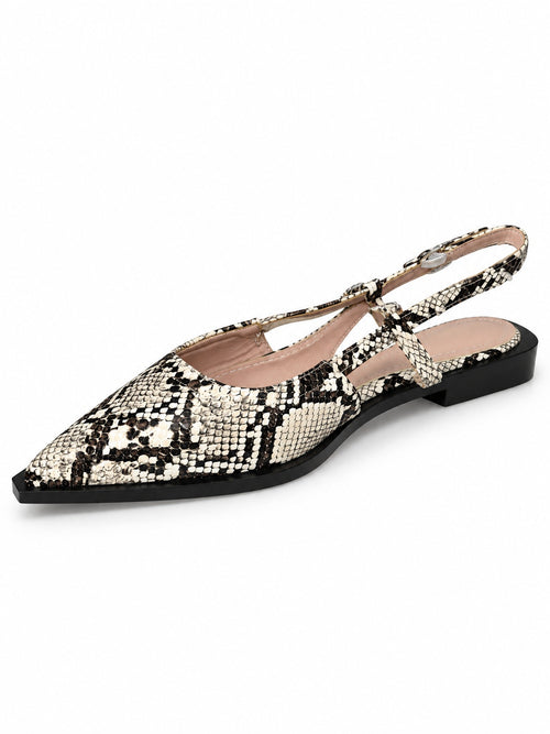 Vaynis — Ballerines imprimé serpent Naïla Serpent, vue produit
