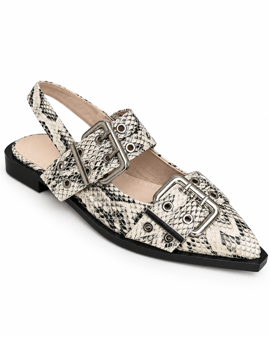 Vaynis — Mules imprimé serpent Serena Serpent, vue produit