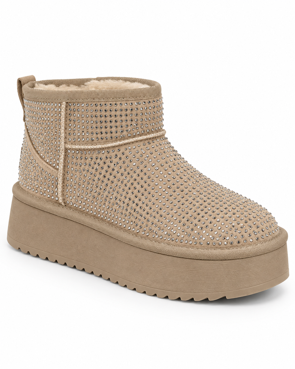 Vaynis — Bottines fourrées Romy Gris, vue produit