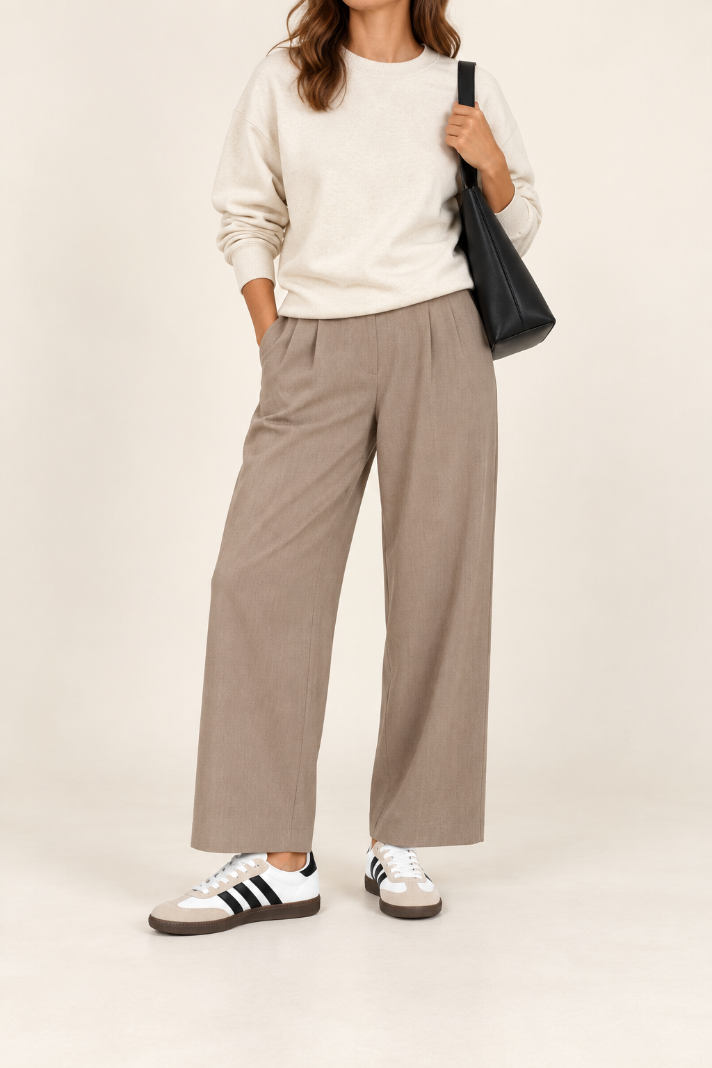 Baskets bicolores Lina — inspiration de tenue harmonisée