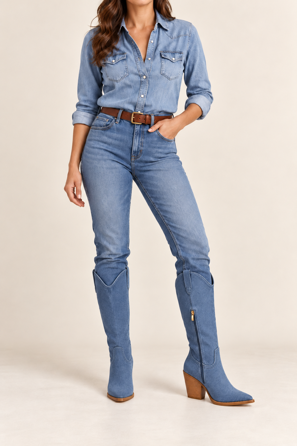 Bottes style western Sierra — inspiration de tenue harmonisée