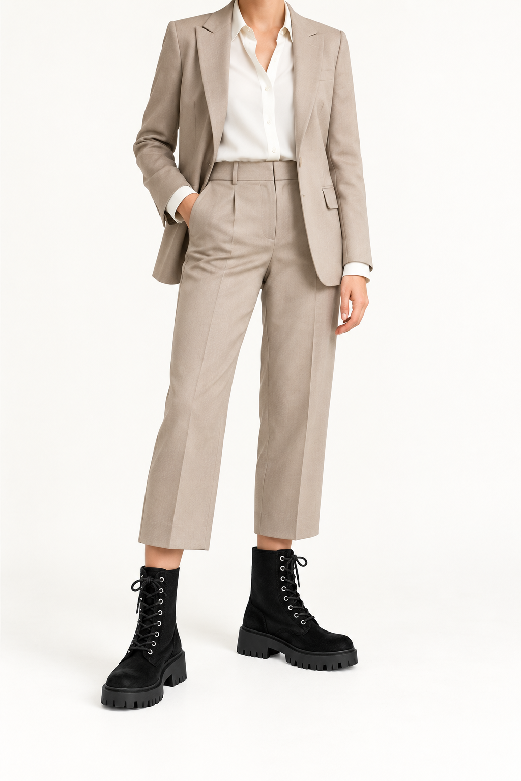 Bottines à lacets Hortense — inspiration de tenue harmonisée
