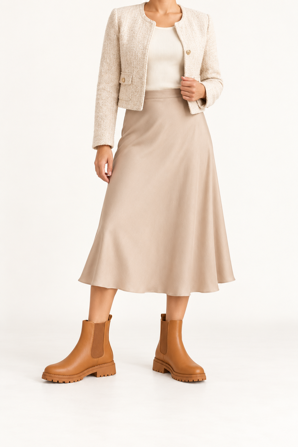 Bottines Chelsea Émilie — inspiration de tenue harmonisée