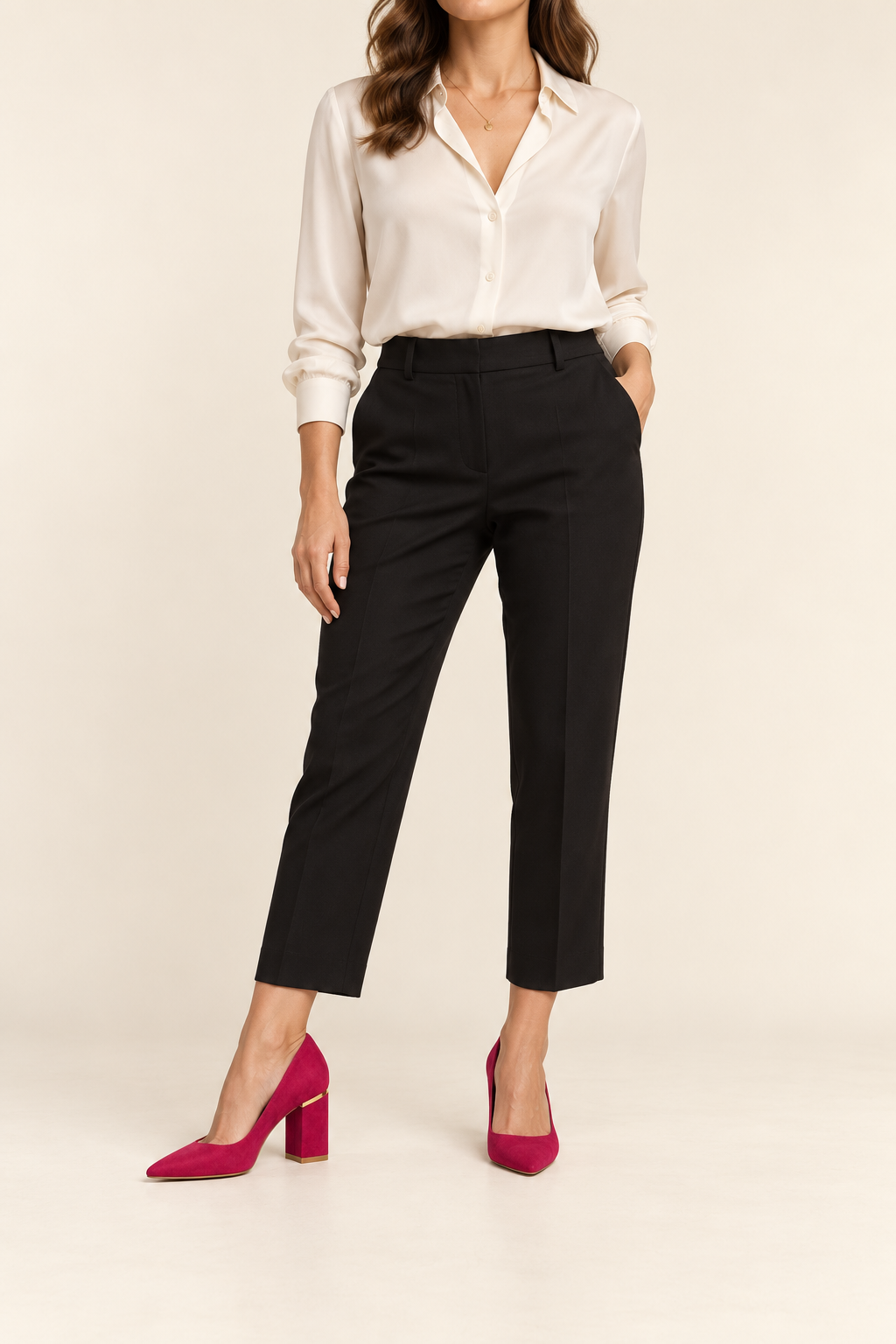 Escarpins à détail doré Héloïse — inspiration de tenue harmonisée