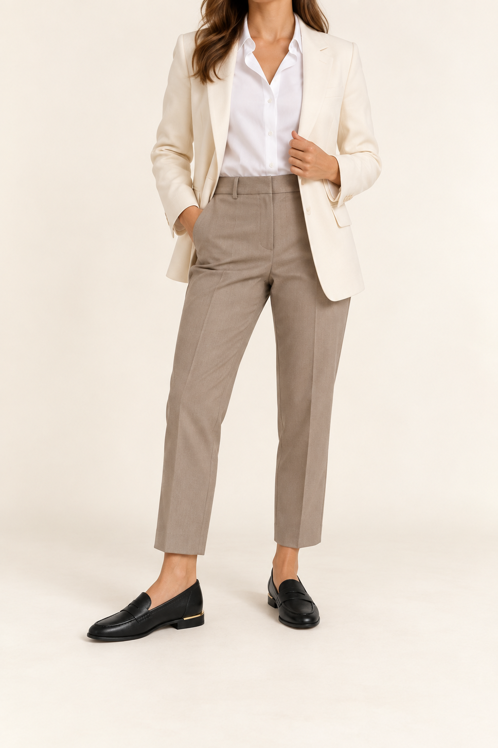 Mocassins à petit talon Zoé — inspiration de tenue harmonisée