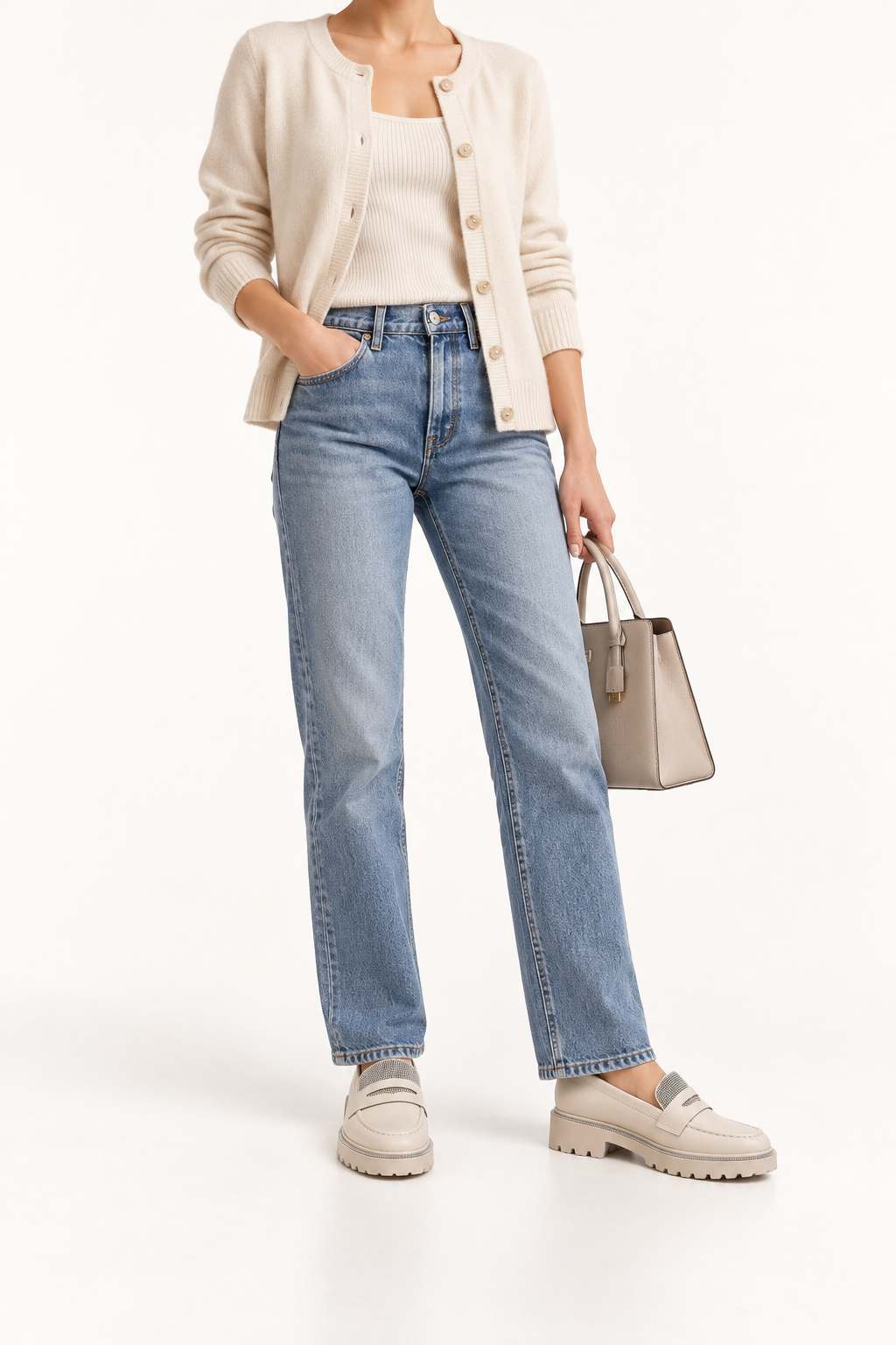 Mocassins Iriselle — inspiration de tenue harmonisée