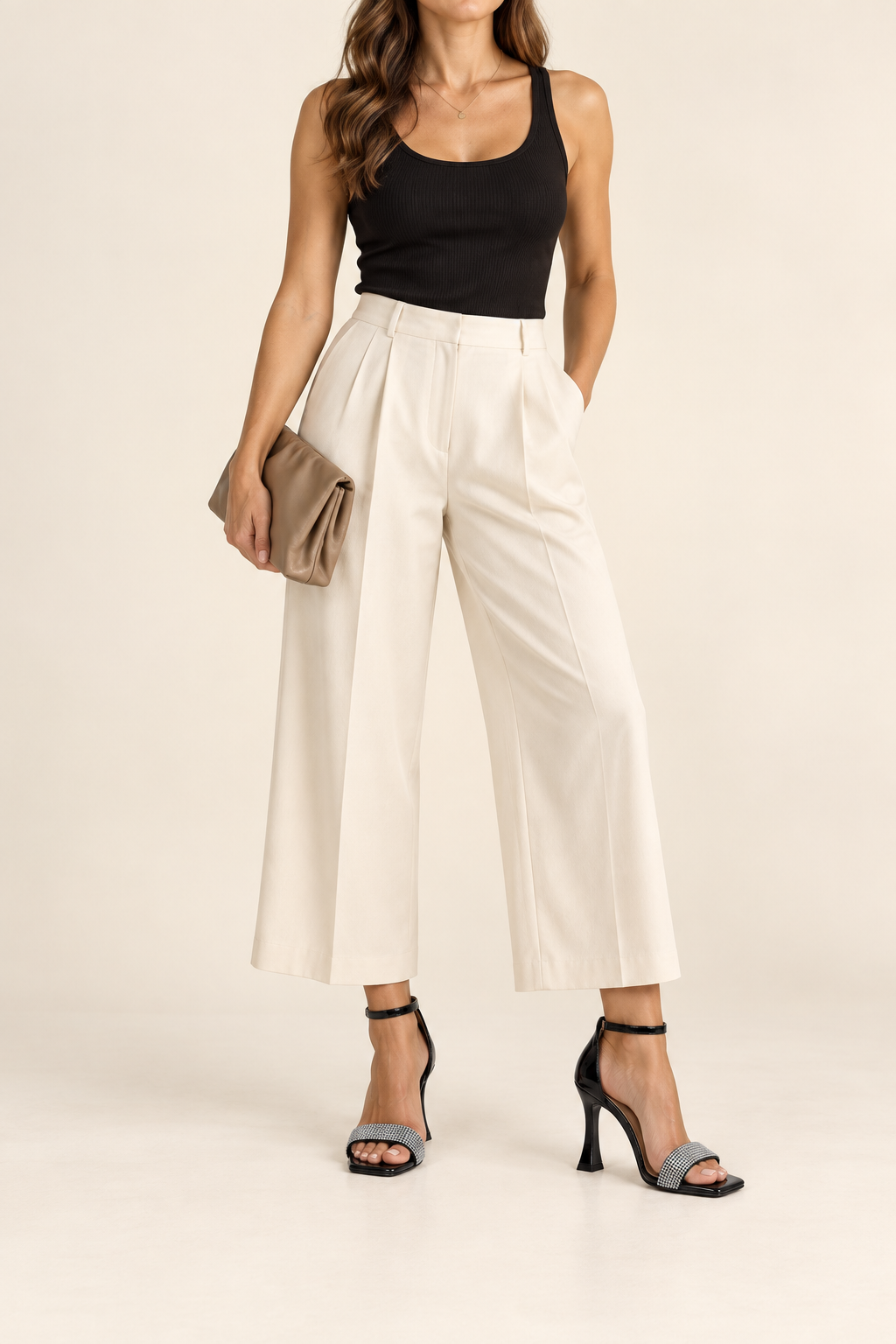 Sandales à talon Stella — inspiration de tenue harmonisée