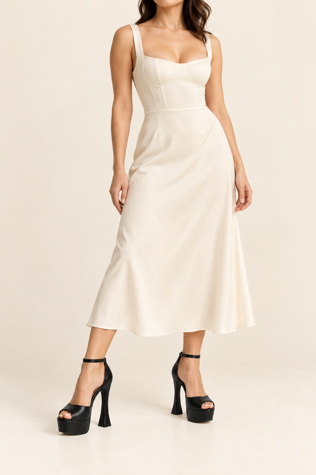 Sandales à talon Candice — inspiration de tenue harmonisée
