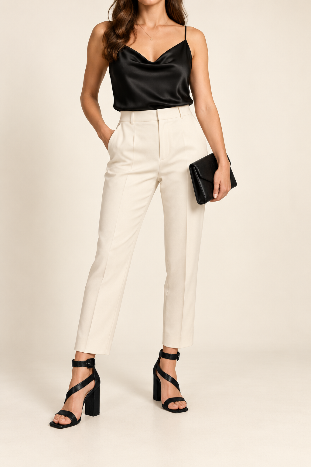 Sandales à talon Sienna — inspiration de tenue harmonisée