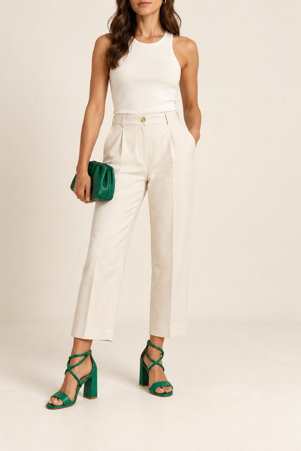 Sandales à talon Anaëlle — inspiration de tenue harmonisée