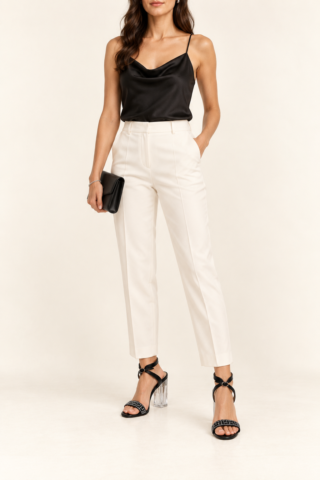 Sandales à talon Cléo — inspiration de tenue harmonisée