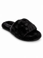 Vaynis — Mules fourrées Norah Noir, vue produit